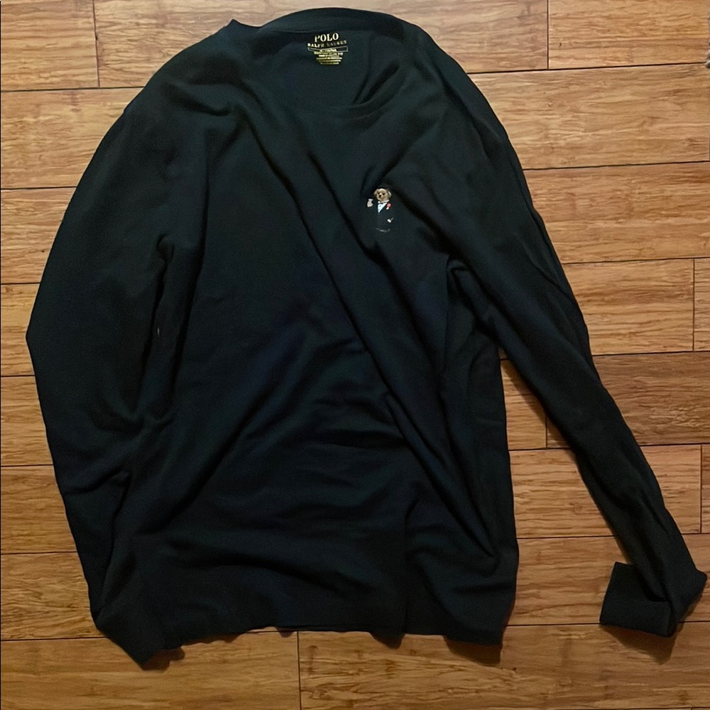 Polo by Ralph Lauren Black Long Sleeve Tee